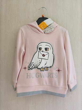 Sweat à capuche Hedwige Harry Potter 4 ans