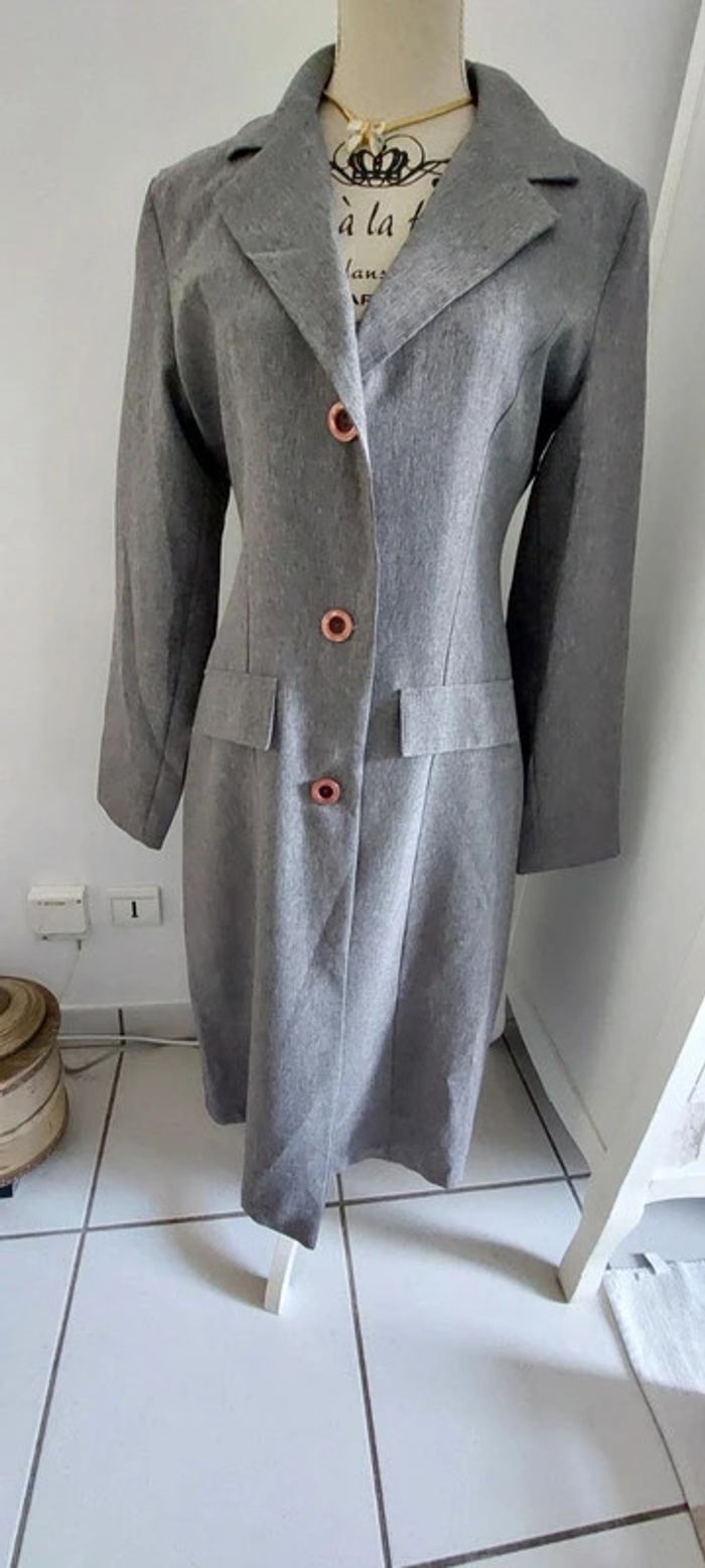 Veste longue vintage Jus de Pom taille M - photo numéro 6