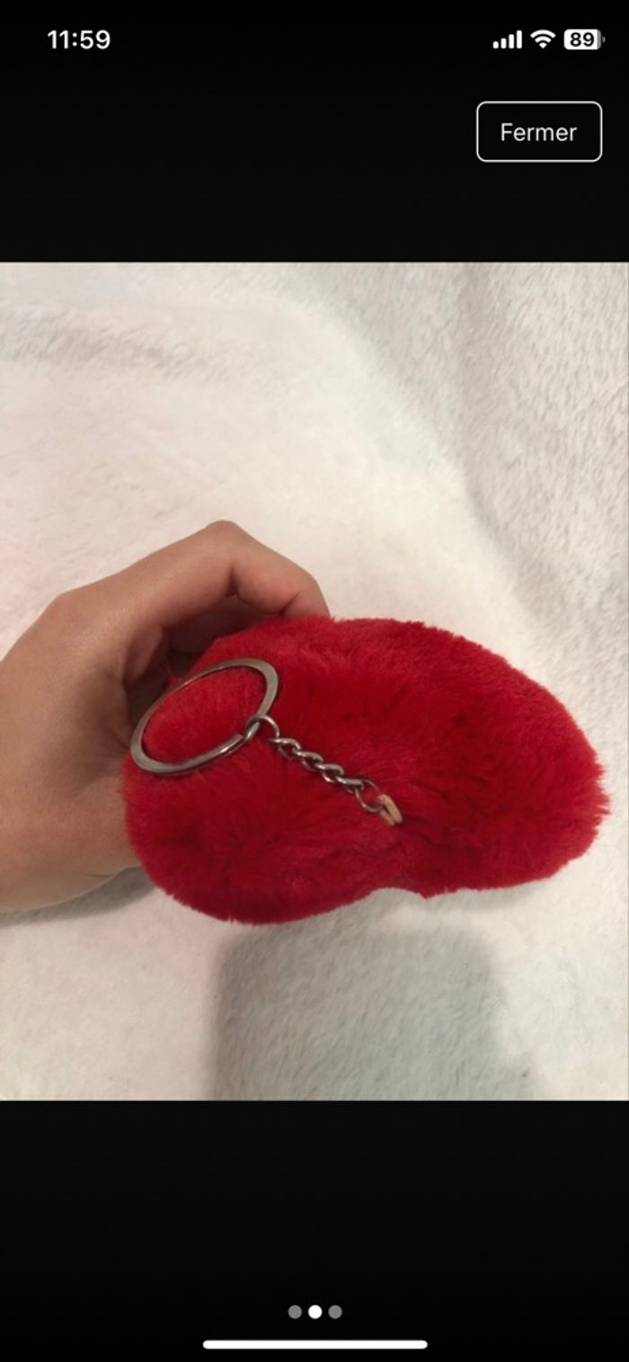 Porte clé coeur - photo numéro 2