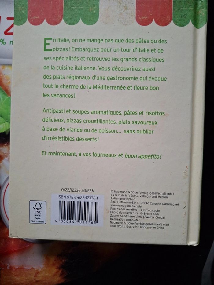 Lot de 3 livres de cuisine italienne - photo numéro 6
