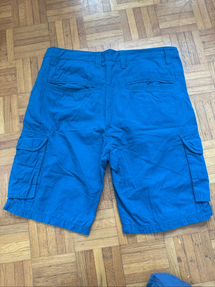 Short cargo homme turquoise, neuf sans étiquette, taille 42 - photo numéro 3
