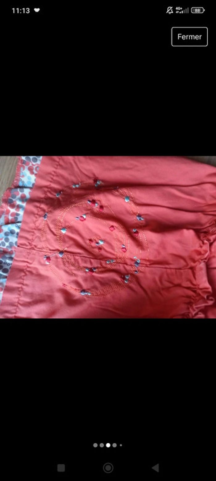 Jupe corail children tex 5 ans fermeture éclair - photo numéro 3