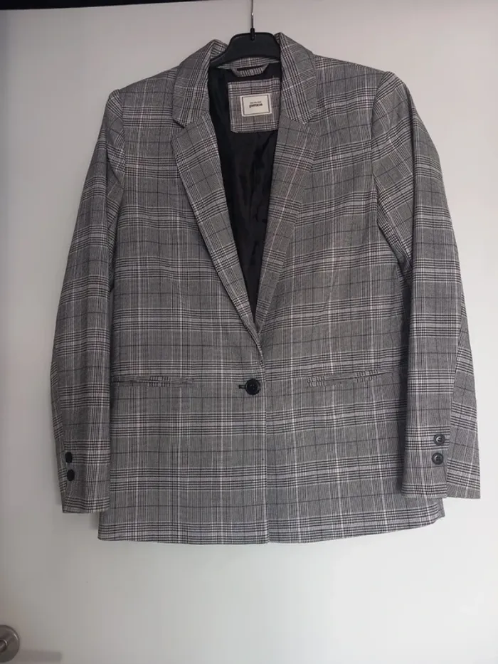 Blazer à carreaux Pimkie
