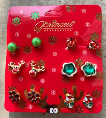 Boucles d’oreilles clous 6 paires
