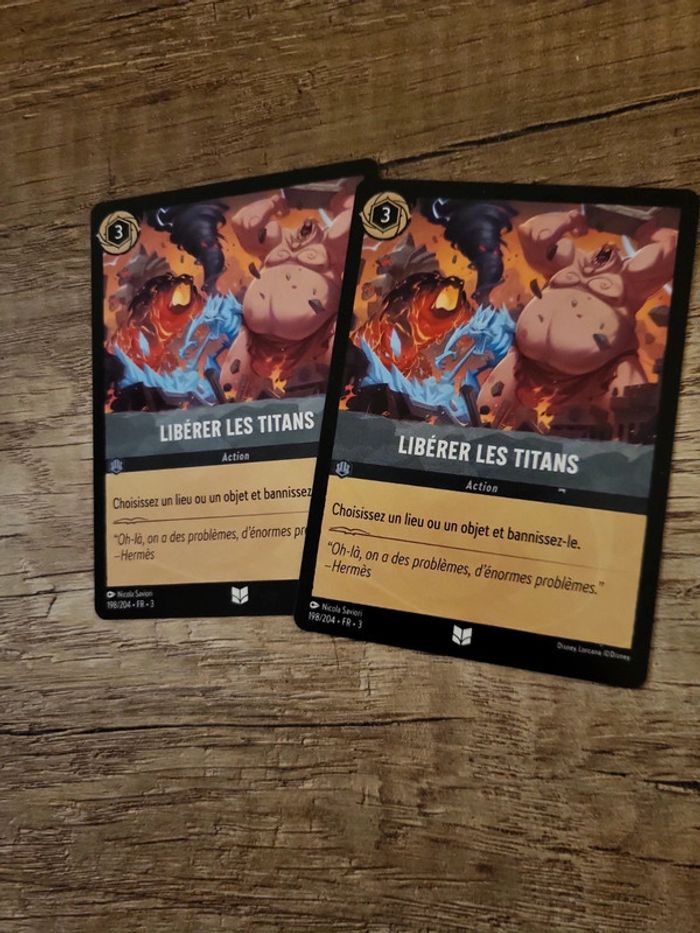 Carte Lorcana "Libérer les Titans"