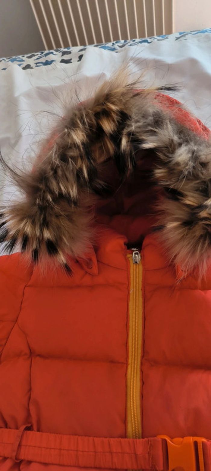 Combinaison pilote Moncler fausse fourrure - photo numéro 2