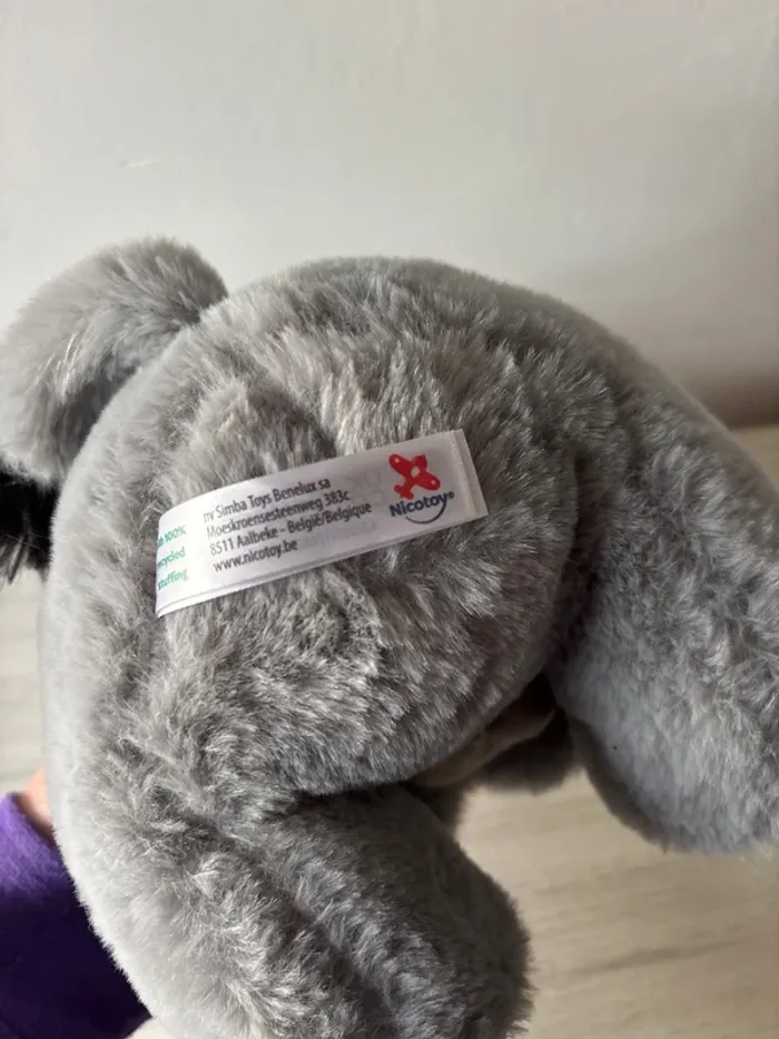 Peluche éléphant - photo numéro 4