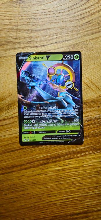 Carte pokemon Sinistrail V   009/202