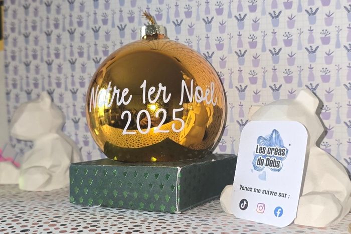 Boule de noël personnalisé - photo numéro 2