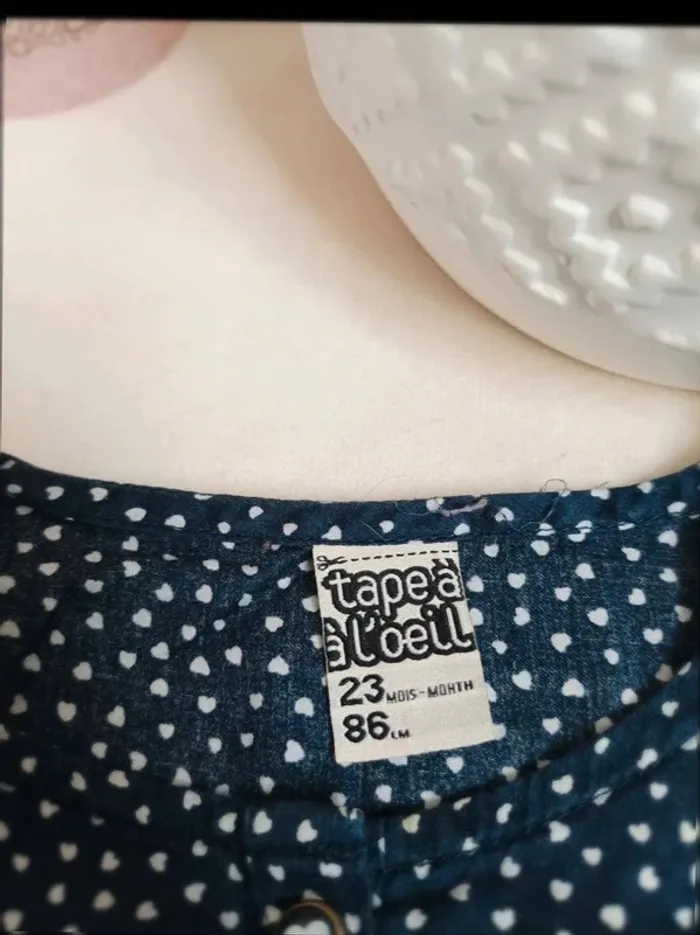 Robe chemise légère Tape à l'œil 23 mois 86 cm - photo numéro 3