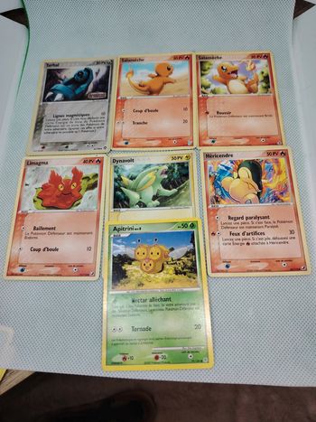 Lot cartes pokemon de 2004 à 2007