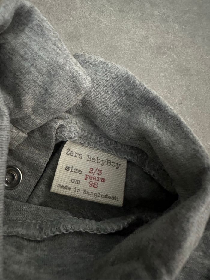 Ensemble jogging gris puma taille 2/3 ans avec T-shirt manches longues Zara gris - photo numéro 6