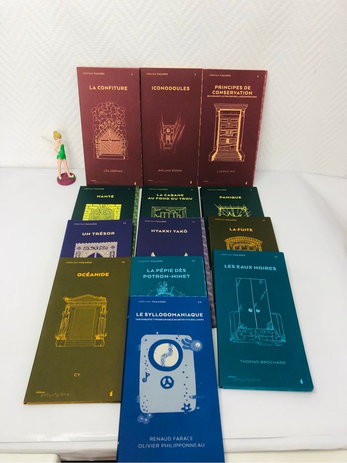 13 livres collection façades - les éditions polystyrène