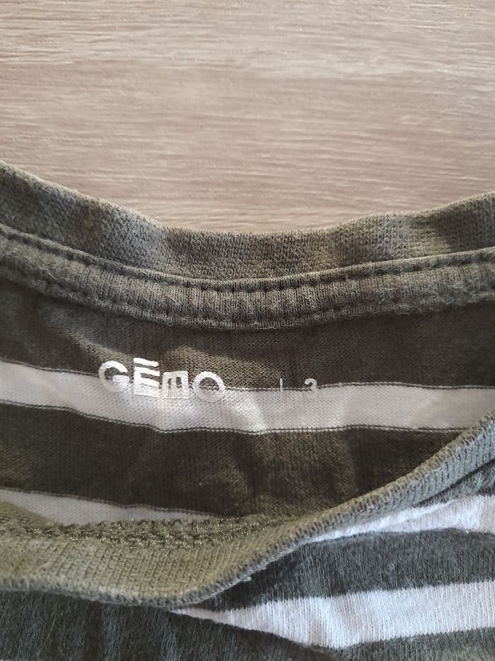 Tee shirt kaki 3 ans - photo numéro 3