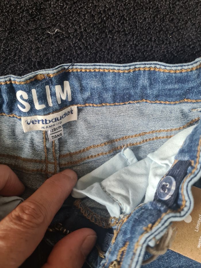 Jeans Slim vert baudet - photo numéro 4