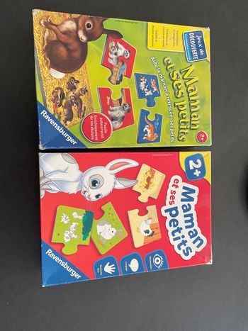 Ravensburger lot jeu maternelle enfant  animaux bébé