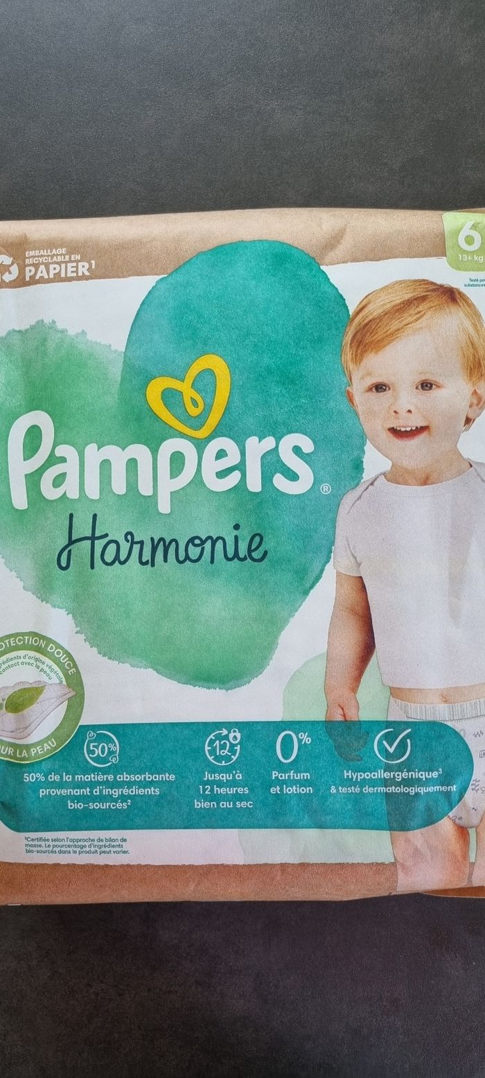 Couches pampers harmonie T6 - photo numéro 3