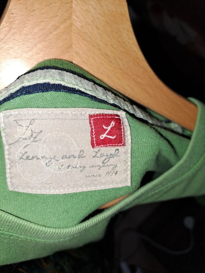 Lot de 3 T-shirts homme L avec petits défauts voir photos et légère décoloration de pliage - photo numéro 7