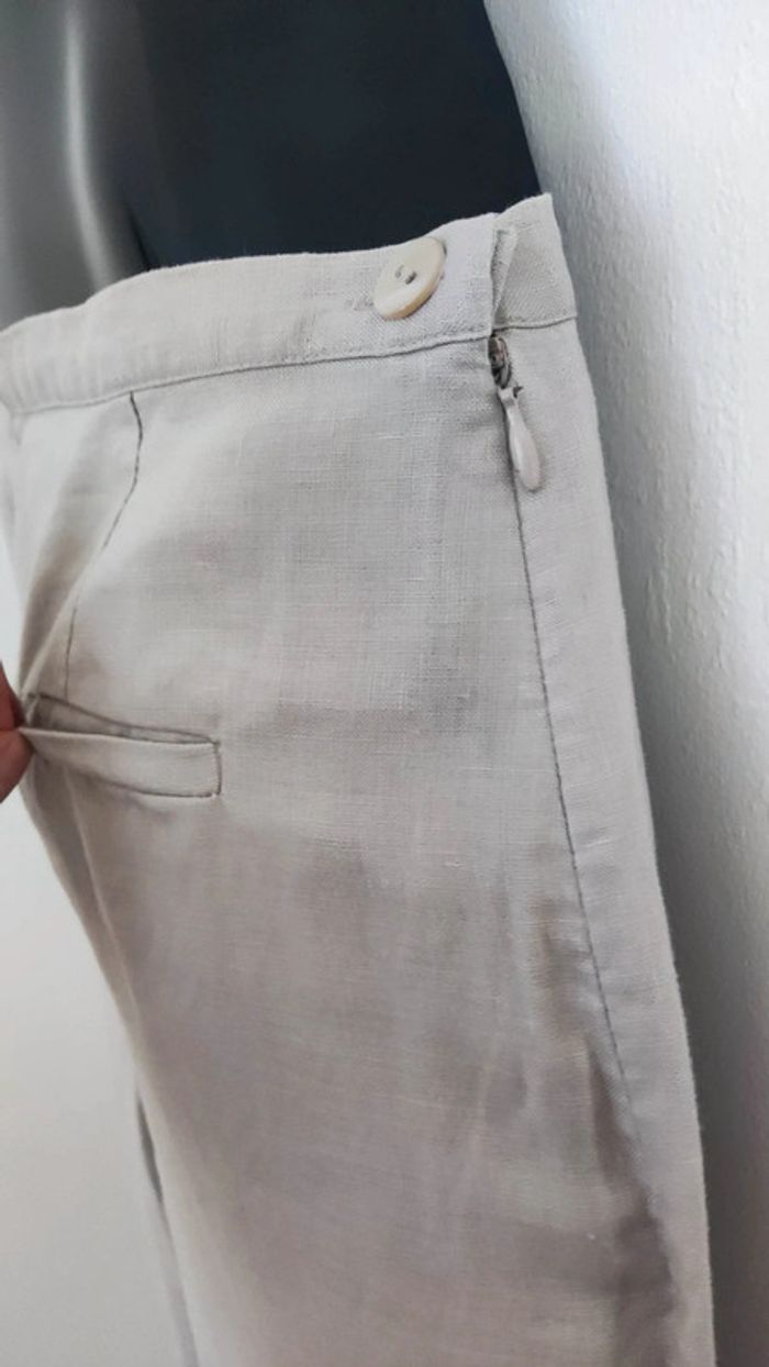 Pantalon lin Armand Ventilo taille 42 - photo numéro 3