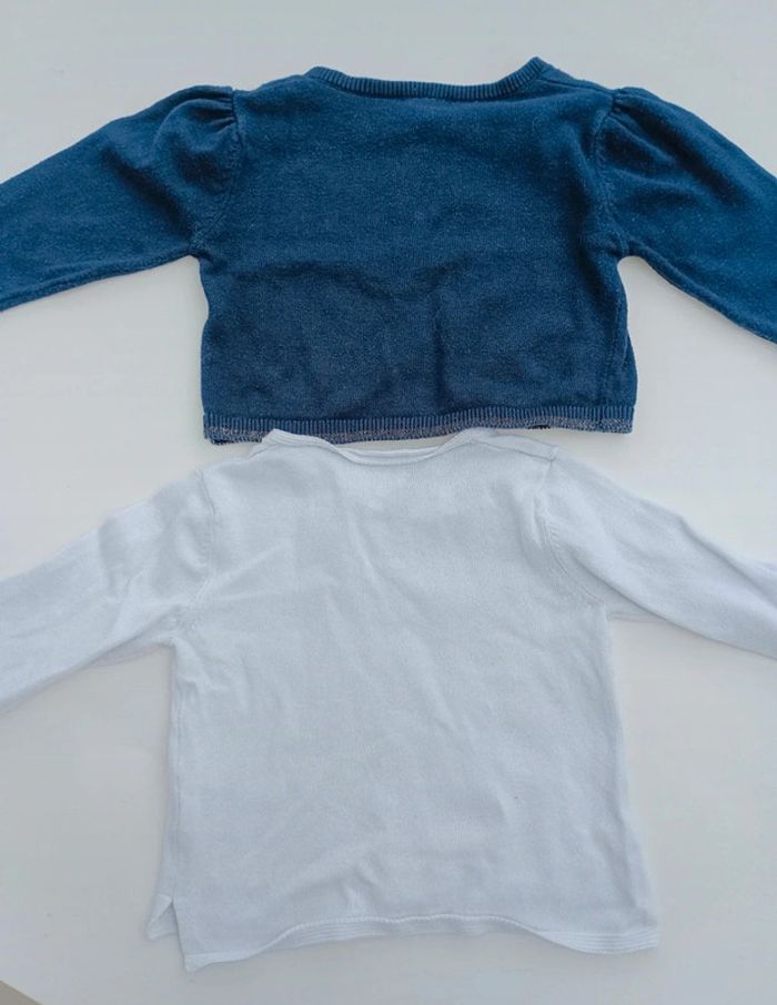Lot de 2 gilets en bon état taille 18 mois. - photo numéro 4