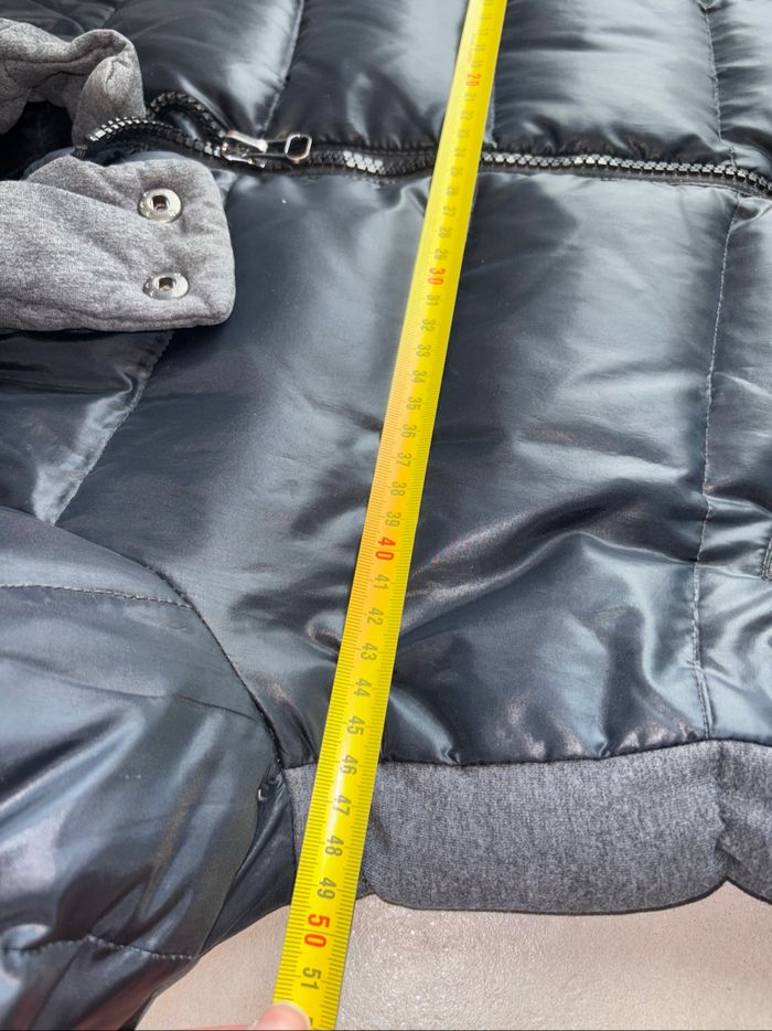 Doudoune bleu marine, grise bi matiere de la marque Vero Moda, taille M - photo numéro 10