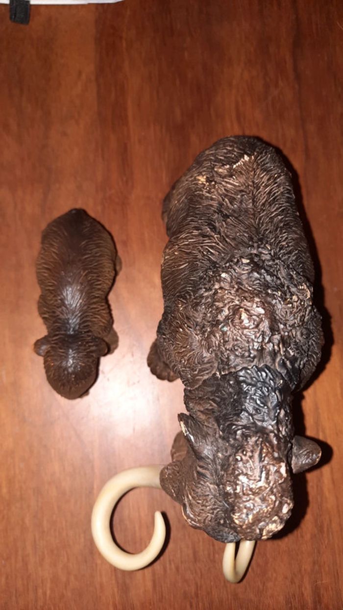 Mammouth et bébé sleich papo - photo numéro 4