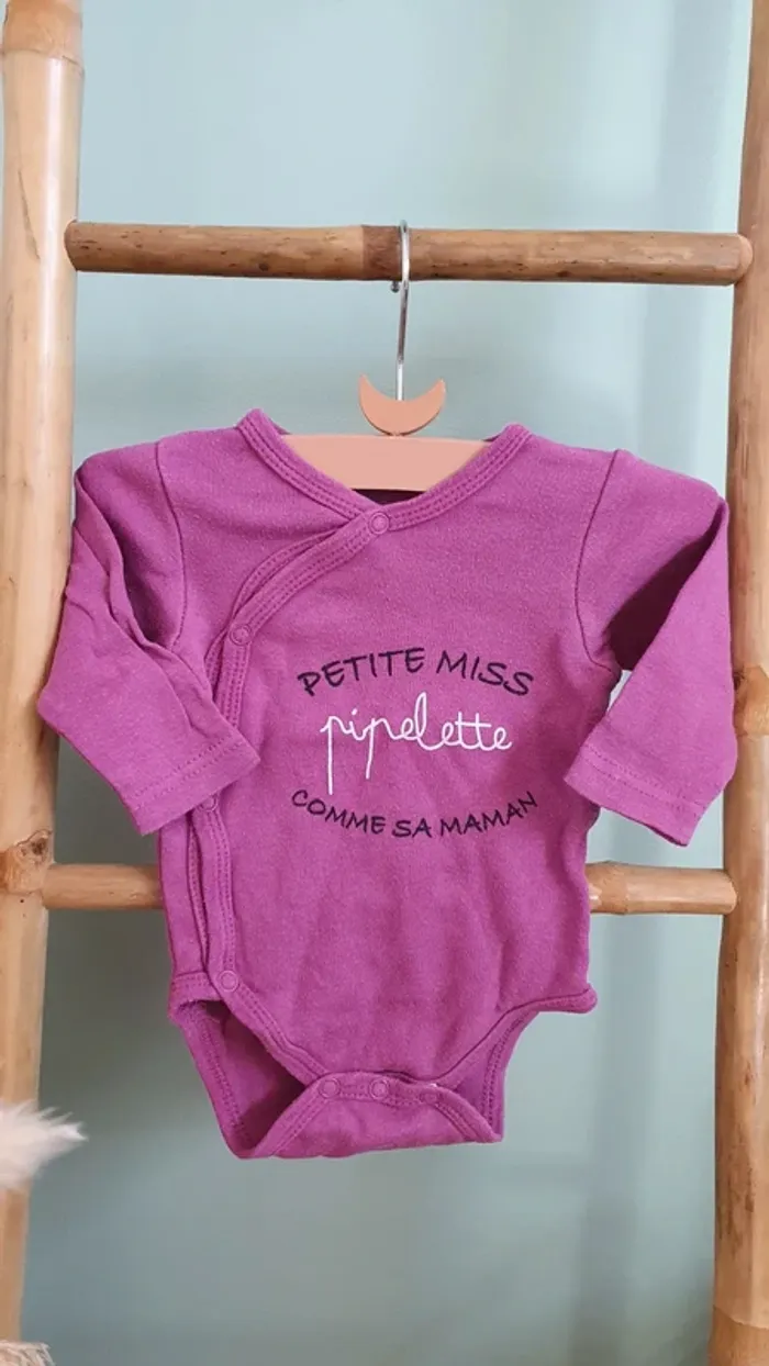 Body "petite miss pipelette comme maman"