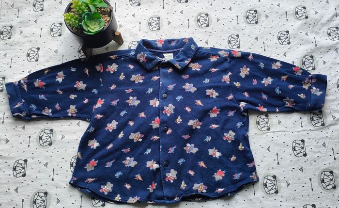 Chemise ML Babar  taille 18 mois