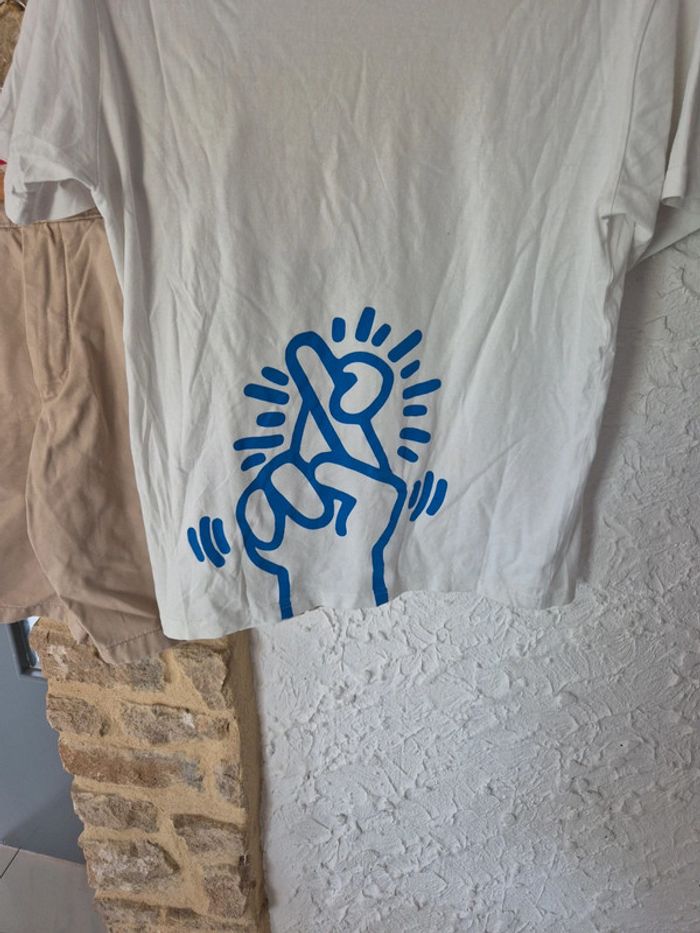 Ensemble original Tee-shirt et short Keith Haring taille S - photo numéro 9