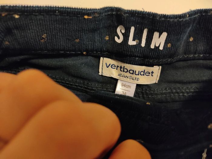 Pantalon velours taille 3 ans - photo numéro 3