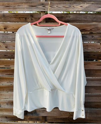 Blouse effet croisée - Taille XL