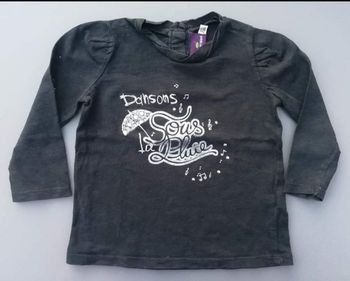 Tee-shirt ML 3 ans fille sergent major