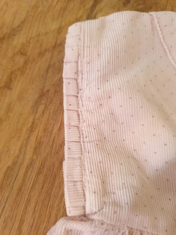 Robe en velours rose pâle bout'chou 6m - photo numéro 3