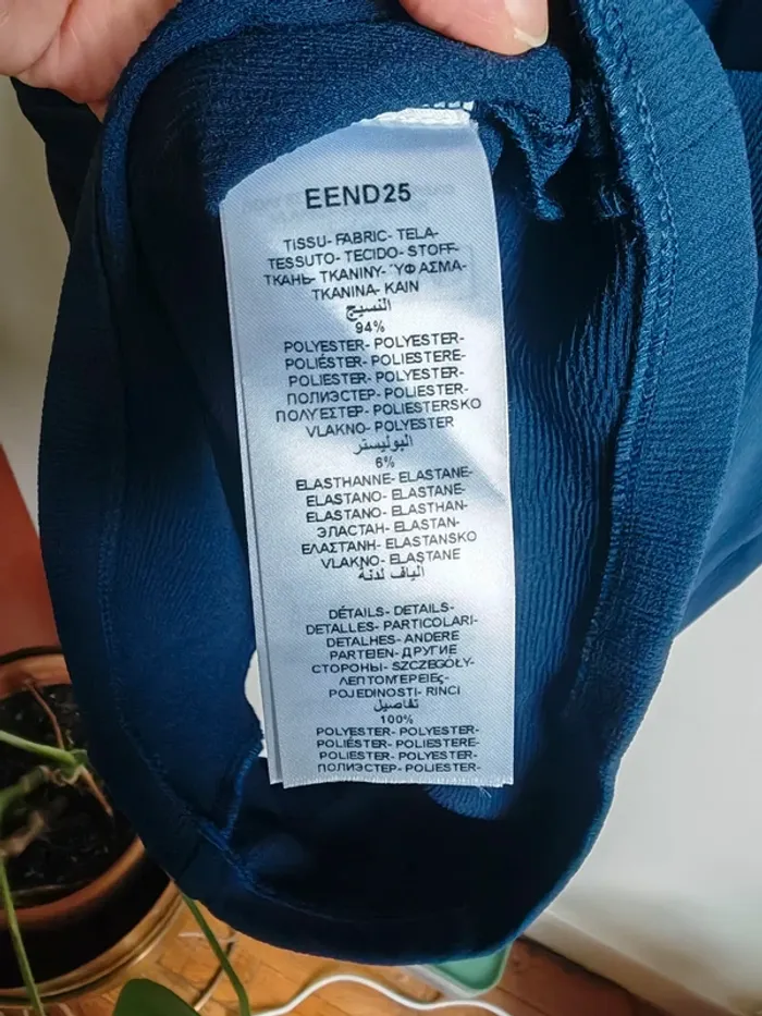 Combi short Naf Naf bleu nuit 38 M - photo numéro 6