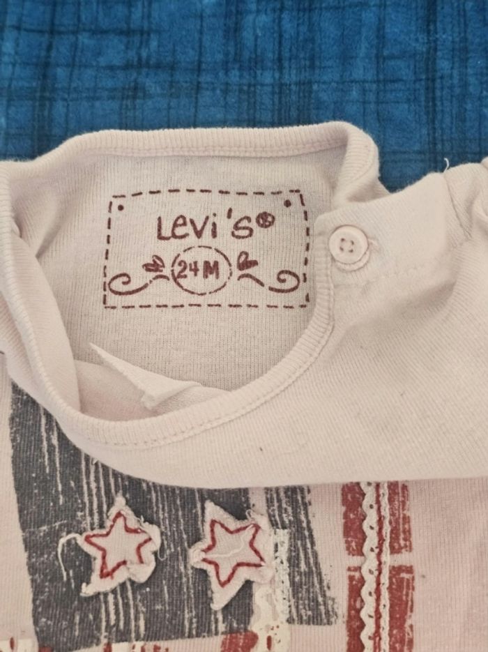 Ensemble  levi's/interdit de me gronder  2 ans - photo numéro 4