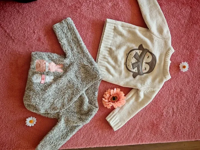 Lot deux pull tout chaud 6 mois - photo numéro 3