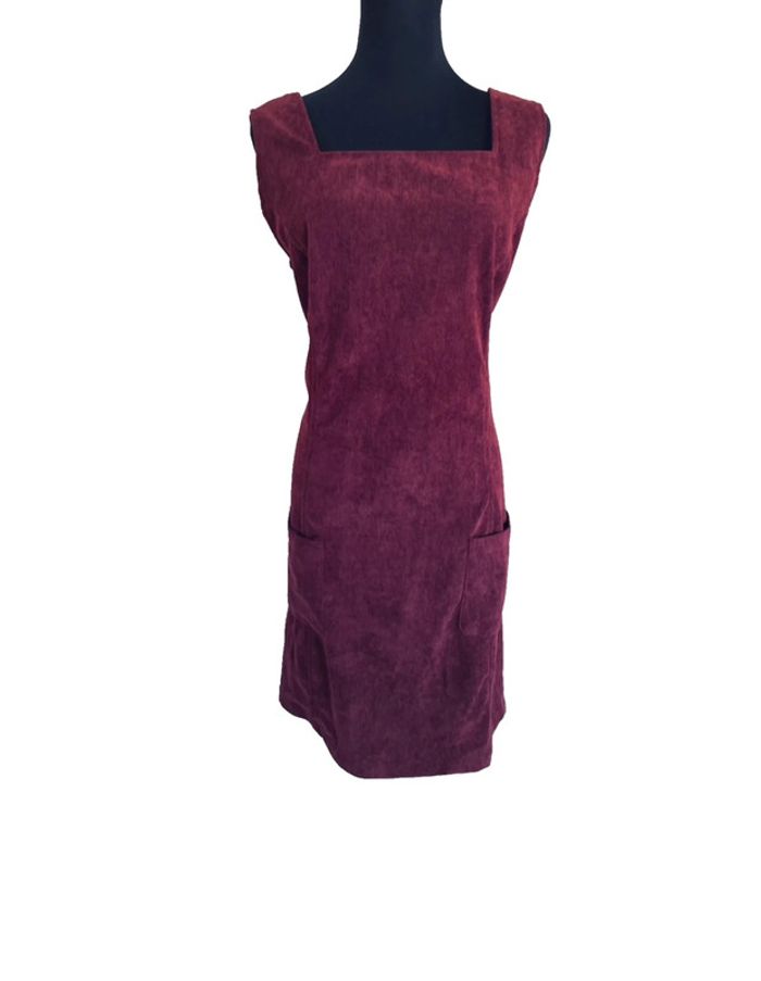 👍 Robe femme. Velours bordeaux. Neuve. Taille 42 XL. - photo numéro 11