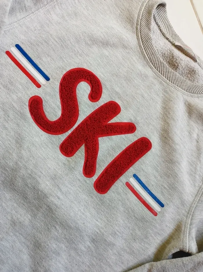 Sweat femme beige Ski Damart - photo numéro 9