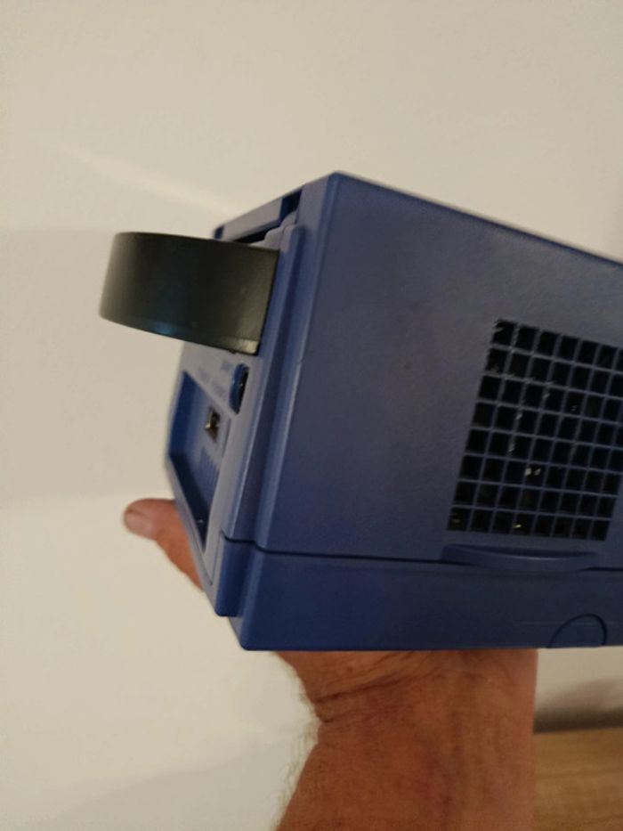 Nintendo GameCube violette manette câble et carte mémoire - photo numéro 7