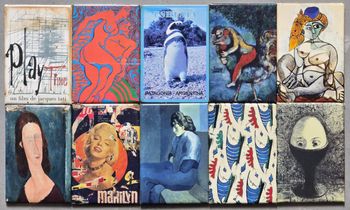 Lot de 10 Magnets D'art (Cezanne Picasso) d'occasion en très bon état 