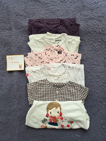 Lot hauts automne hiver fille 6 mois