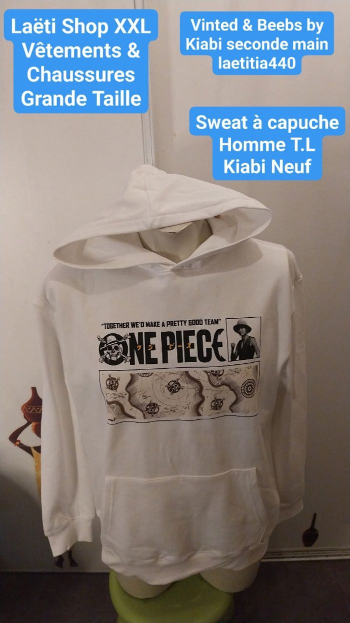 Sweat à capuche homme T.L Kiabi
