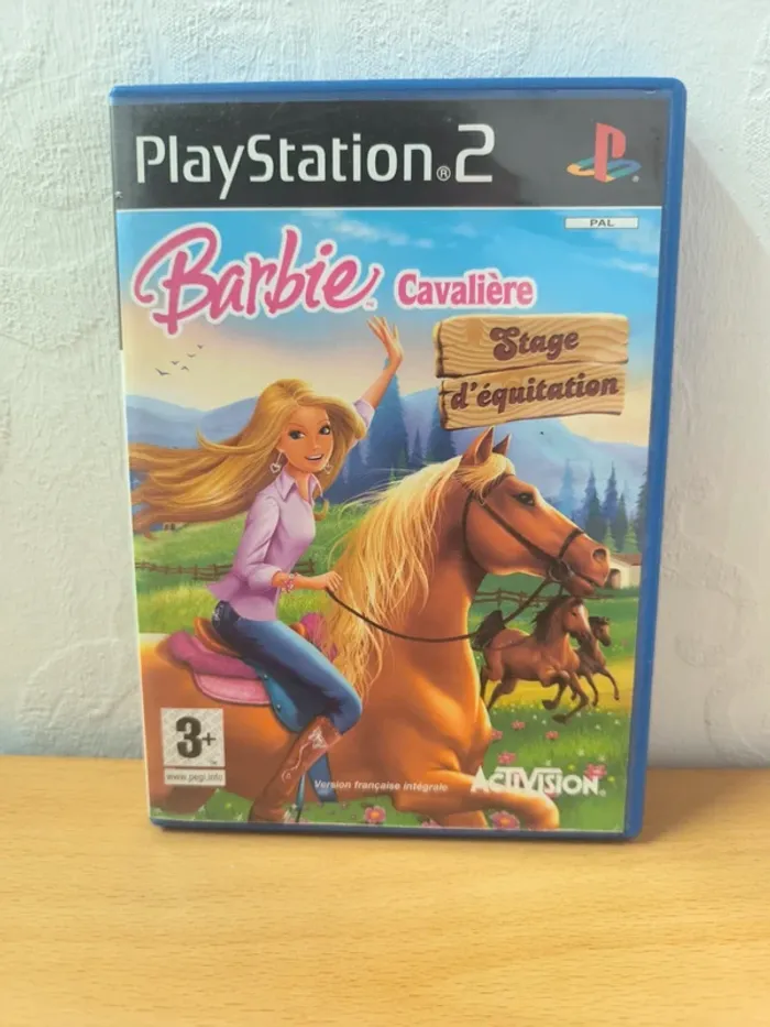 Barbie cavalière stage d'équitation - PS2