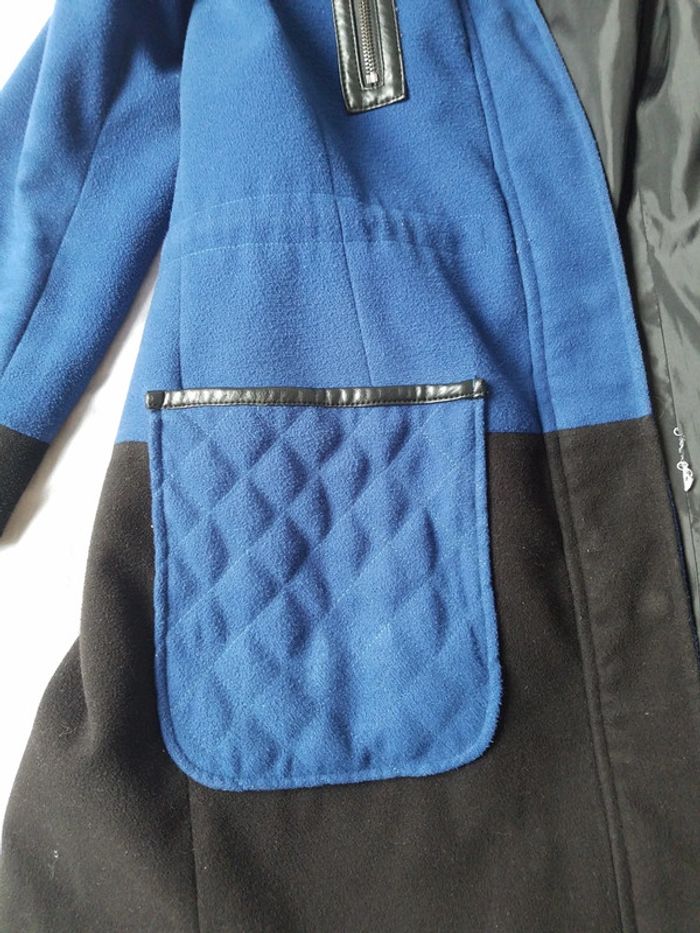 Manteau bleu/noir Cache Cache - photo numéro 9