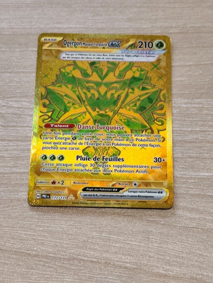 Ogerpon masque turquoise ex (PRE 177)