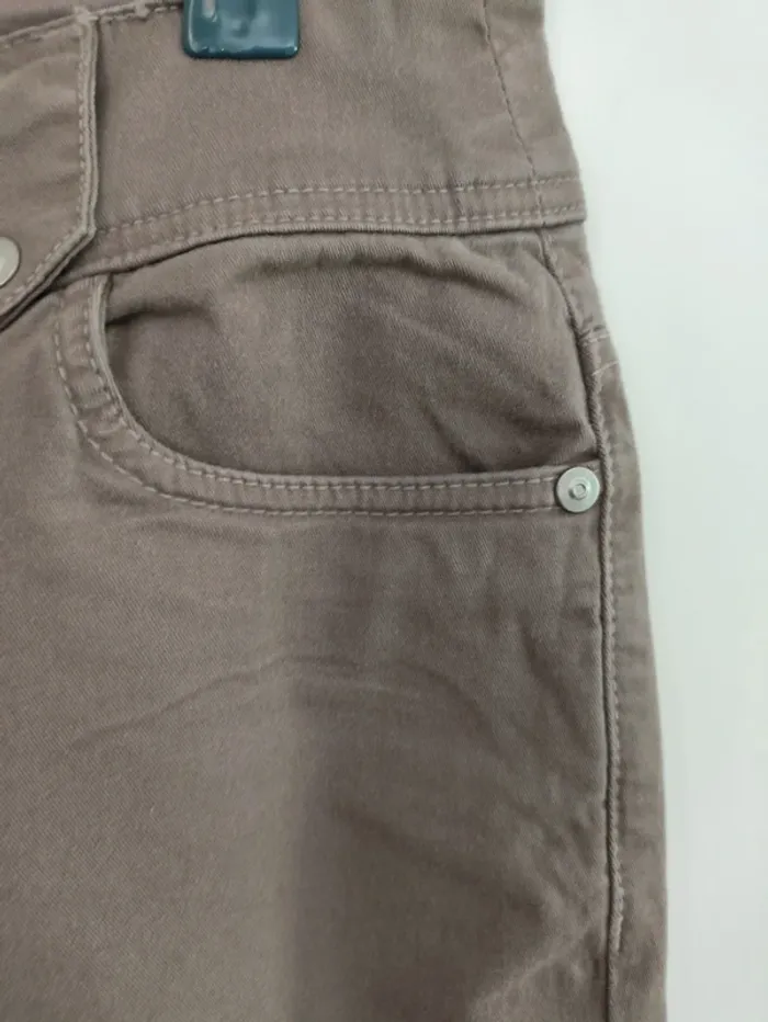 Pantalon droit marron taupe femme T42 Blancheporte - photo numéro 4