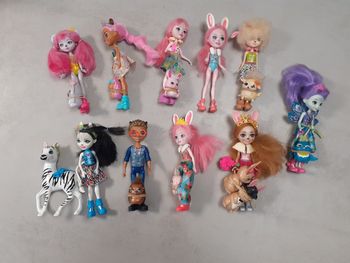 Lot de 10 poupées Enchantimals 