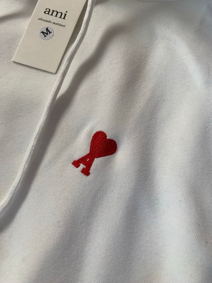 Pull ami paris blanc Taille : M - photo numéro 3