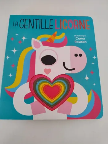 Livre enfant La gentille licorne