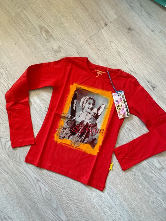Tee shirt T-shirt stones and bones taille 128 cm 8 ans Neuf